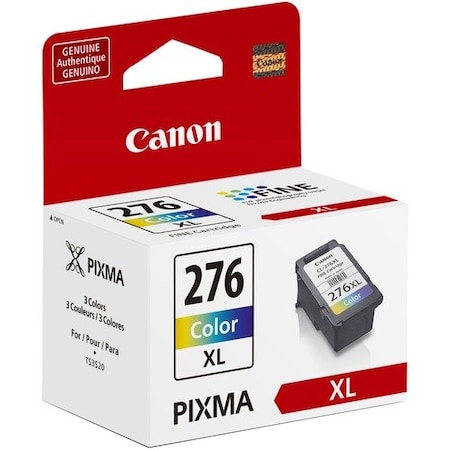 Canon Ink Cartridge, f/PIXMA TS3520/TR4720, 12.6ml, Color CNMCL276XL